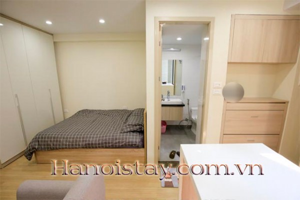 Bright studio for rent in Ngoc Ha str, Ba Dinh, near Bach Thao park 8