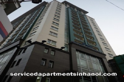 Bright Three bedroom Apartment rental in Kim Ma street. Ba Dinh, Close To Deawoo Hotel