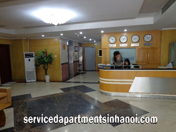 Bright Three bedroom Apartment rental in Kim Ma street. Ba Dinh, Close To Deawoo Hotel 2