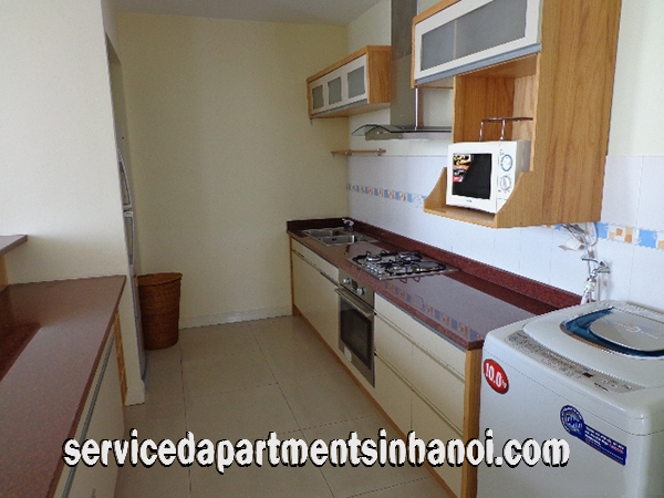 Bright Three bedroom Apartment rental in Kim Ma street. Ba Dinh, Close To Deawoo Hotel 5