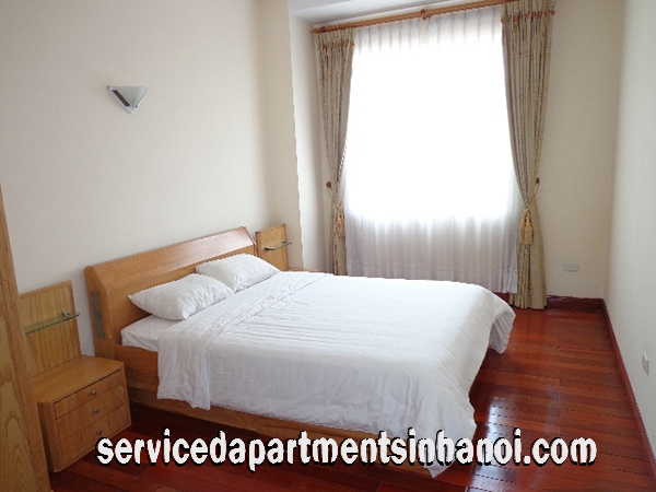 Bright Three bedroom Apartment rental in Kim Ma street. Ba Dinh, Close To Deawoo Hotel 9