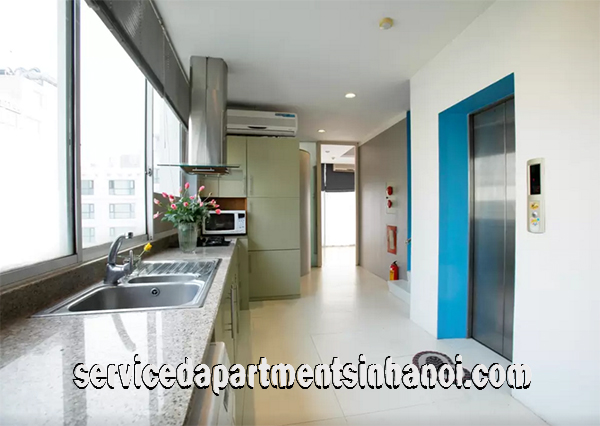 Bright Three Bedroom Apartment with Big balcony Rental Close to Truc Bach Lake 3