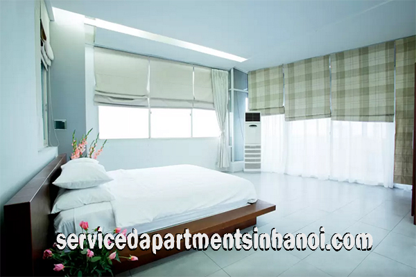 Bright Three Bedroom Apartment with Big balcony Rental Close to Truc Bach Lake 9