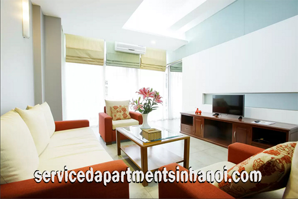 Bright Two Bedroom Apartment Rental Close to Truc Bach Lake 1