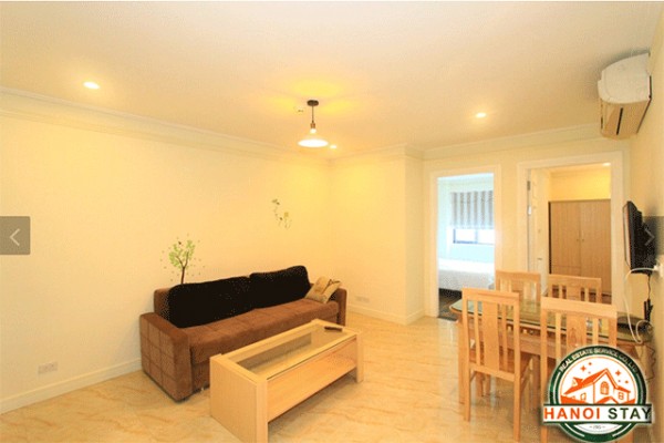 Bright Two Bedroom Apartment Rental in Doi Can Street, Ba Dinh 1