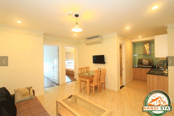 Bright Two Bedroom Apartment Rental in Doi Can Street, Ba Dinh 2