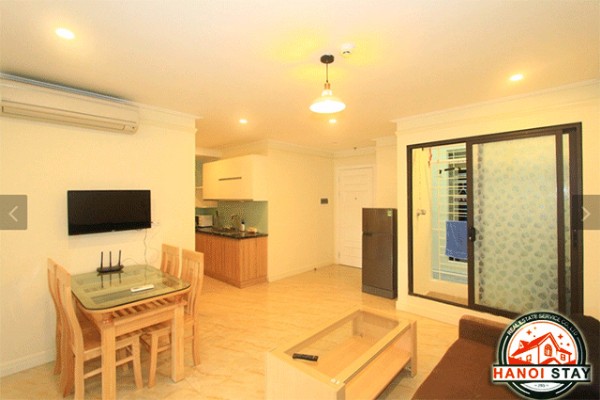 Bright Two Bedroom Apartment Rental in Doi Can Street, Ba Dinh 3