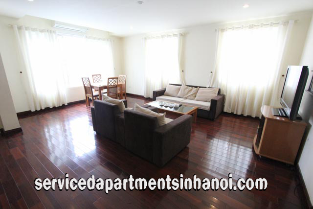 Bright Two Bedroom Apartment Rental in Ngoc Khanh Street, Ba Dinh 1