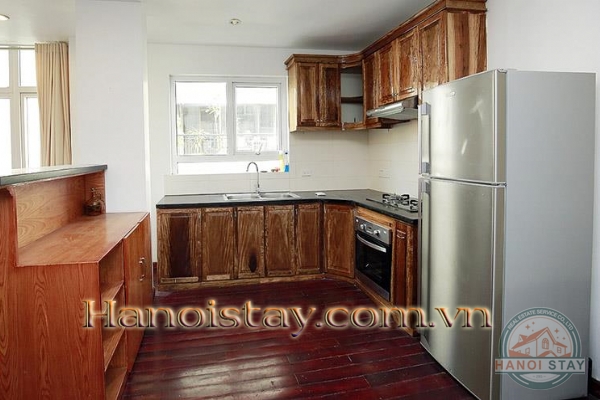 Bright Two Bedroom Property for Rent near Truc Bach lake, Ba Dinh 3