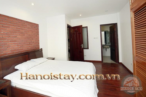 Bright Two Bedroom Property for Rent near Truc Bach lake, Ba Dinh 13