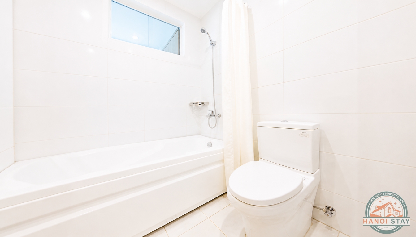 Bright & Well-Designed 2 Bedroom Apartment for rent near Hoang Hoa Tham str, Ba Dinh 10
