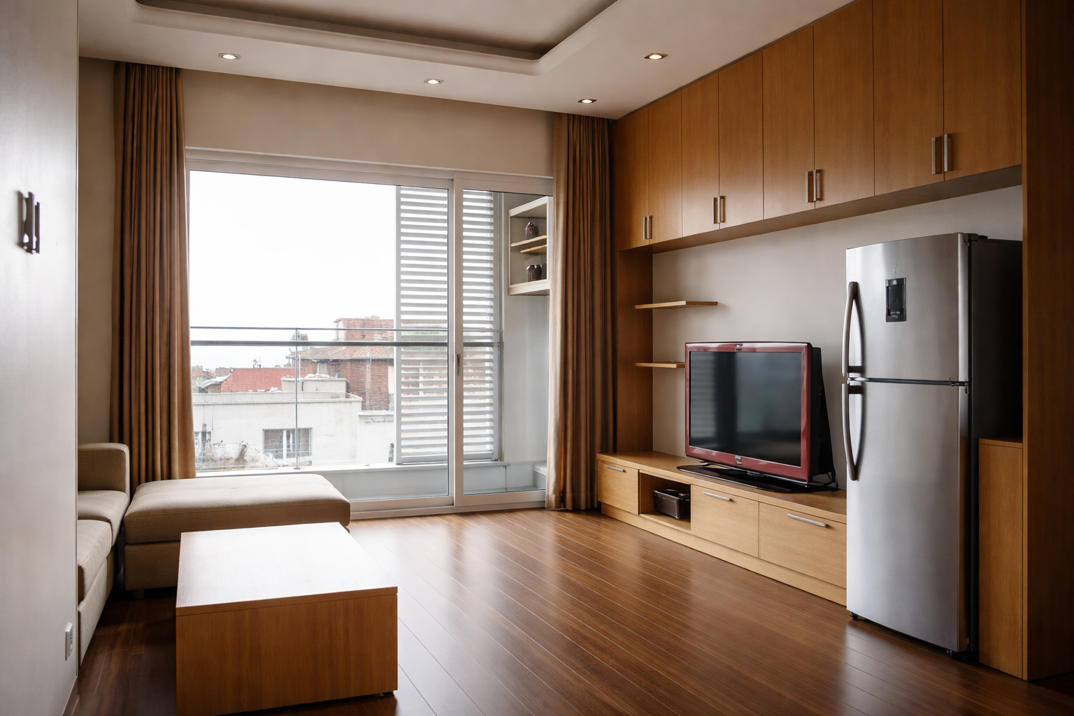 Budget One Bedroom Apartment for rent near Nguyen Chi Thanh street, Dong Da