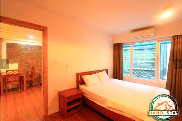 Budget Price One Bedroom Property Rental in To Ngoc Van street, Tay Ho, Nice furniture 6