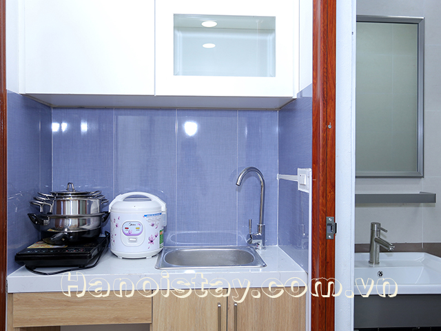 Budget Price Serviced Apartment Rental in Giang Vo street, Ba Dinh 6