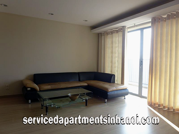 Budget Price Three Bedroom Apartment for rent in Sky City Tower, Dong Da distr 4