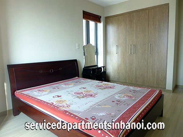 Budget Price Three Bedroom Apartment for rent in Sky City Tower, Dong Da distr 9