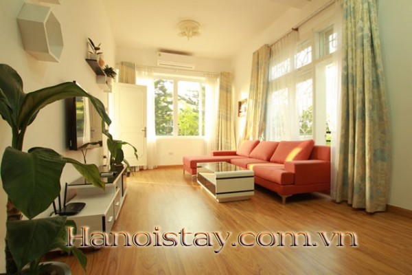 Budget Price Three Bedroom Apartment for rent in Tay Ho, Lovely Balcony 1