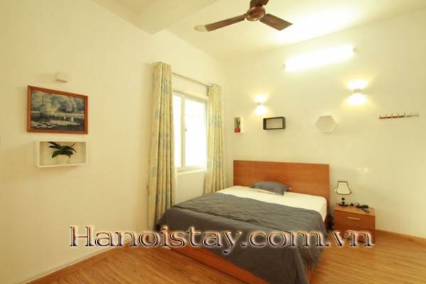 Budget Price Three Bedroom Apartment for rent in Tay Ho, Lovely Balcony 11