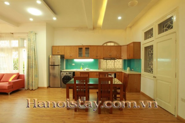 Budget Price Three Bedroom Apartment for rent in Tay Ho, Lovely Balcony 8