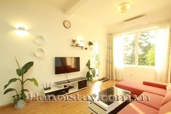 Budget Price Three Bedroom Apartment for rent in Tay Ho, Lovely Balcony 9