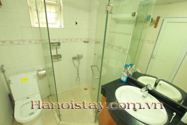 Budget Price Three Bedroom Apartment for rent in Tay Ho, Lovely Balcony 17