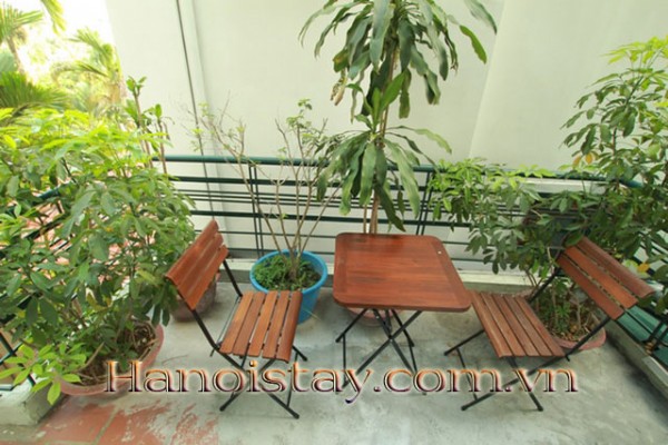 Budget Price Three Bedroom Apartment for rent in Tay Ho, Lovely Balcony 20