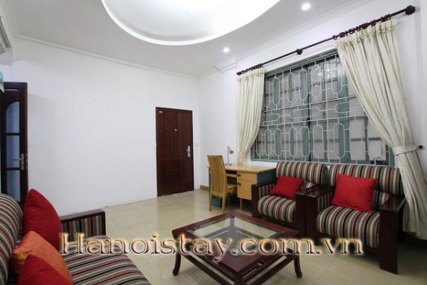 Budget Price Two bedroom Apartment for rent in Nghi Tam Str, Tay Ho, Spacious livingroom 12