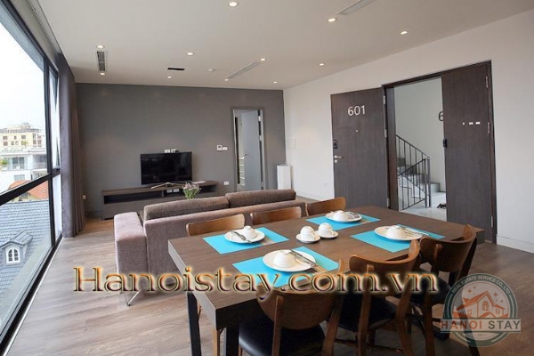 *Cannot ignore the attraction of super-bright & modern 3 Bedroom Apartment Rental in Tay ho* 5