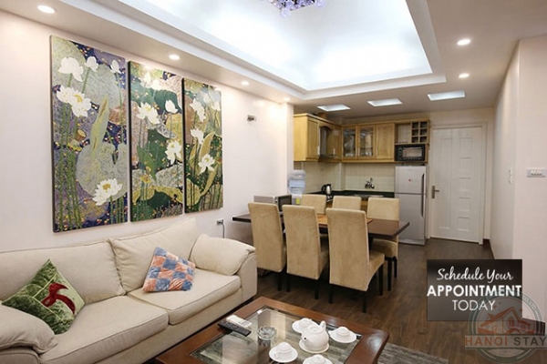 Central 2 Bedroom Apartment for rent in Ly Thuong Kiet street, Hoan Kiem, Big Balcony & Nice Service 3