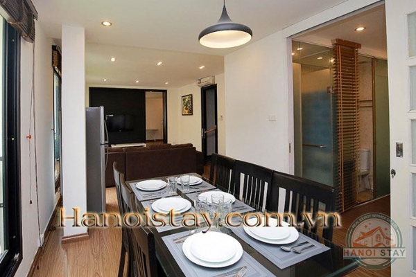 *Central & Bright Two Bedroom Apartment Rental in Xuan Dieu street, Tay Ho* 1