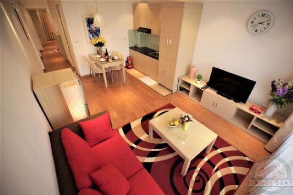 Central & Well Designed Apartment for rent in Cau Giay District, near Keangnam Tower 5