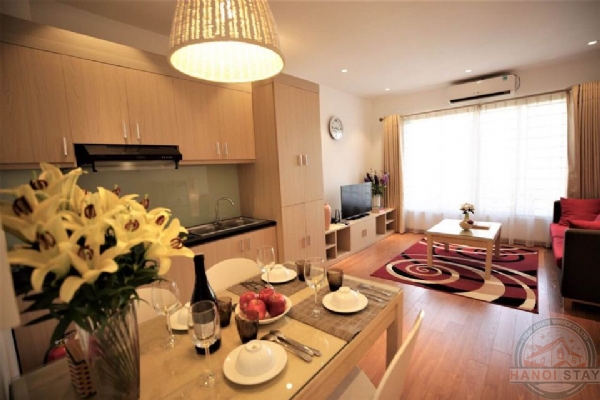 Central & Well Designed Apartment for rent in Cau Giay District, near Keangnam Tower 10