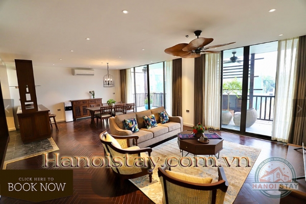 *Centrally located, well equipped, stylish 2 BR Apartment Rental in Center of Hanoi, 5mins to Old Quarter* 3