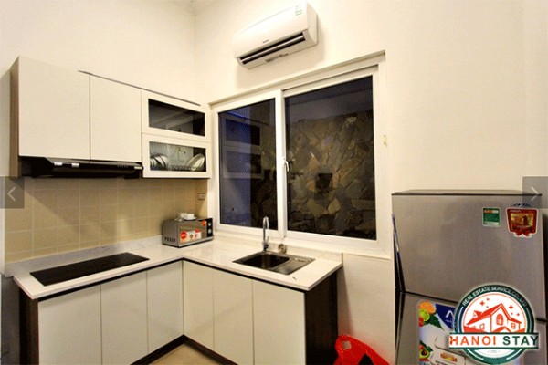Cheap one bedroom apartment rental in Ba Dinh, near Lotte Center 4