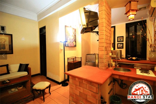 Cheap Serviced Apartment for Rent Close to Truc Bach Lake, Ba Dinh 1
