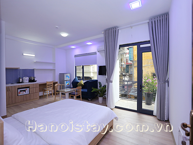 Cheap Serviced Apartment for rent in Giang Vo street, Ba Dinh 13