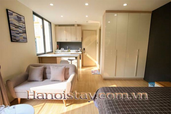 Cheap Studio apartment for rent in Doi Can street, Ba Dinh 3