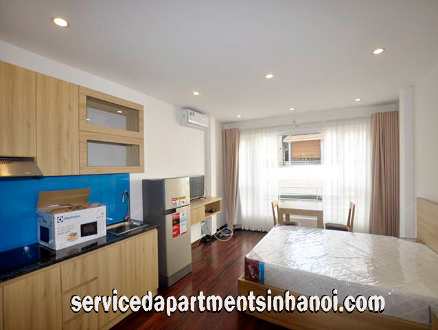Cheap Studio Apartment Rental in Lac Long Quan street, Tay Ho distr 2