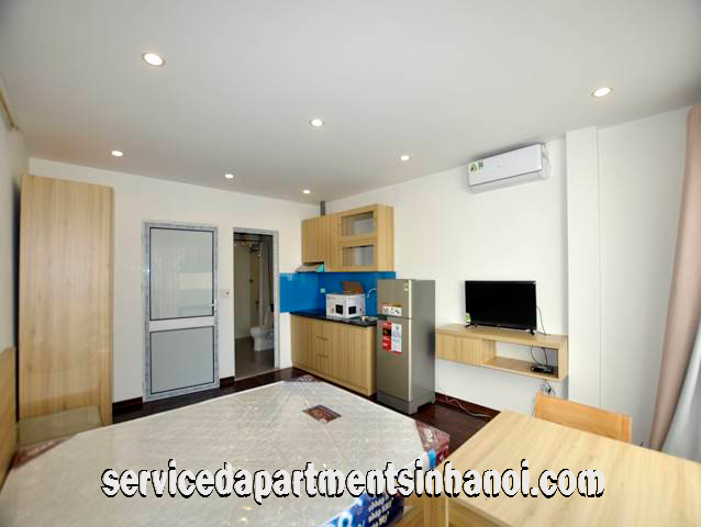 Cheap Studio Apartment Rental in Lac Long Quan street, Tay Ho distr 4