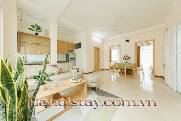 Classic style 2 bed apartment for rent near Lotte Center, Ba Dinh 4