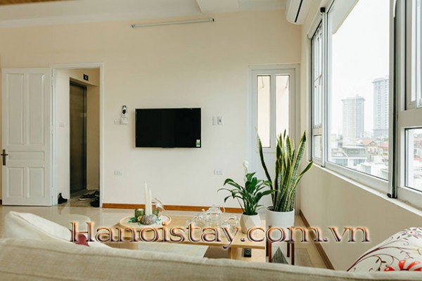 Classic style 2 bed apartment for rent near Lotte Center, Ba Dinh 9