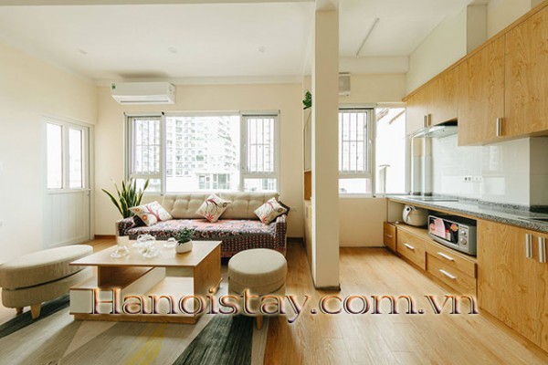 Classic style 2 bed apartment for rent near Lotte Center, Ba Dinh 11