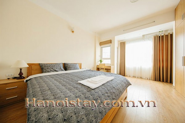 Classic style 2 bed apartment for rent near Lotte Center, Ba Dinh 12