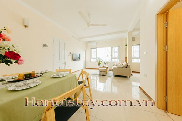 Classic style 2 bed apartment for rent near Lotte Center, Ba Dinh 14