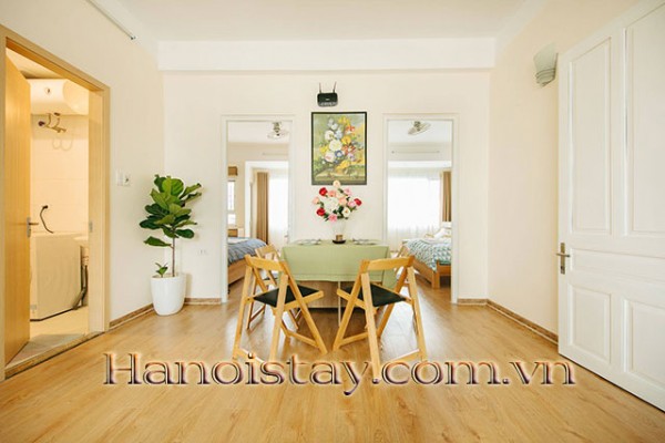 Classic style 2 bed apartment for rent near Lotte Center, Ba Dinh 38