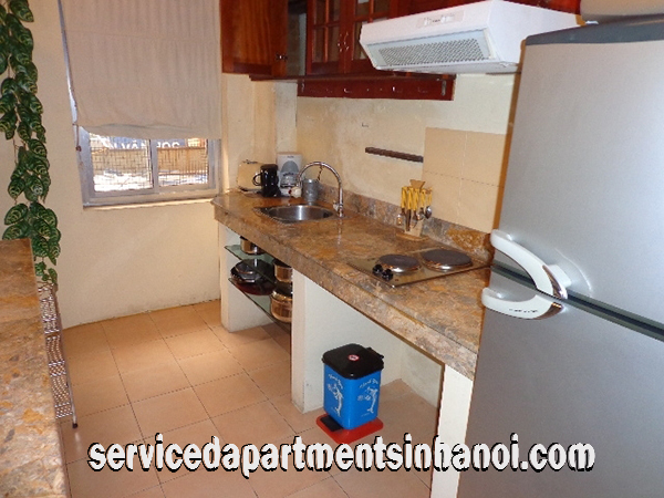 Classic Style One bedroom Apartment Rental in Nguyen Truong To str, Ba Dinh 6