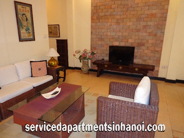 Classic Style One bedroom Apartment Rental in Nguyen Truong To str, Ba Dinh 8