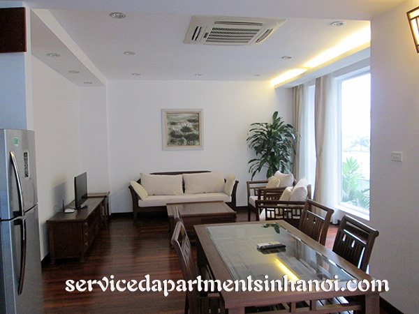 Clean and bright One bedroom flat in Dang Thai Mai street for rent 3