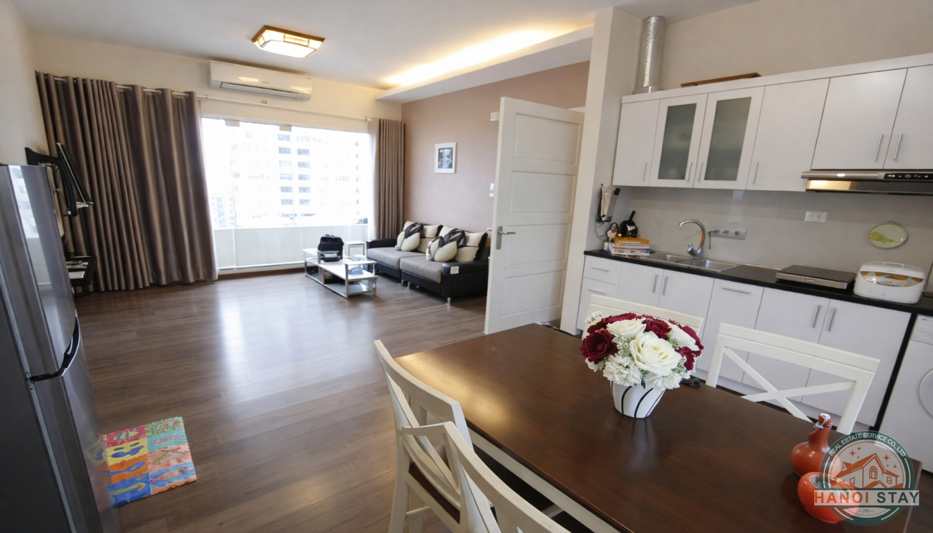 COMFY 02 Bedroom Property For Rent in Van Cao Area, Ba Dinh 1