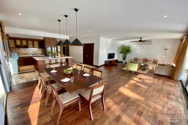 Contemporary Living: Rent this Spacious 3-Bedroom Apartment in Xom Chua, Near the Lake 1